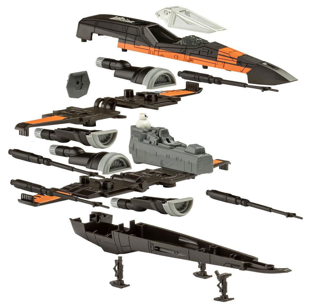 Star Wars Model Kit 1/78 Poe's X-Wing Fighter 22 cm - FanofThings.co.uk