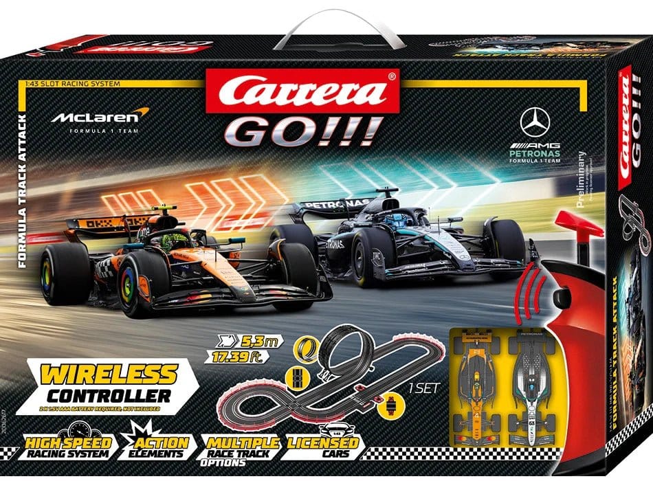 Carrera GO!!! Slot Car Track Set Formula Track Attack Carrera