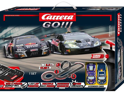 Carrera GO!!! Slot Car Track Set GT Pro Racers Carrera