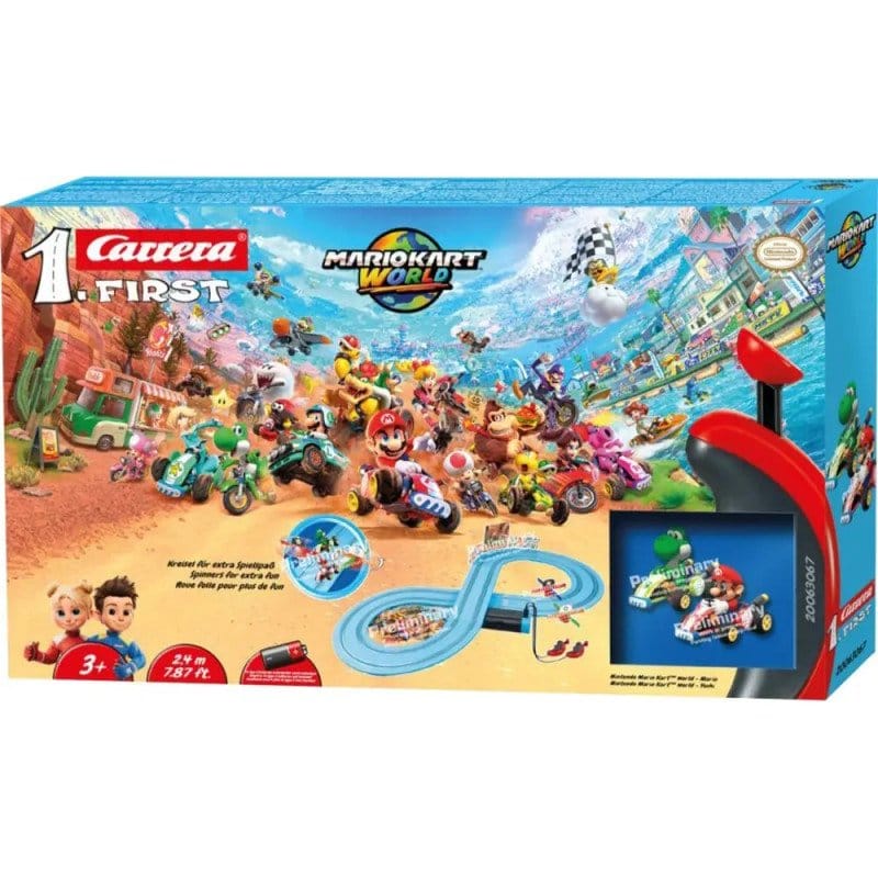 Nintendo Mario Kart Carrera First Race Track Set Mario Kart World Mario vs. Yoshi Carrera