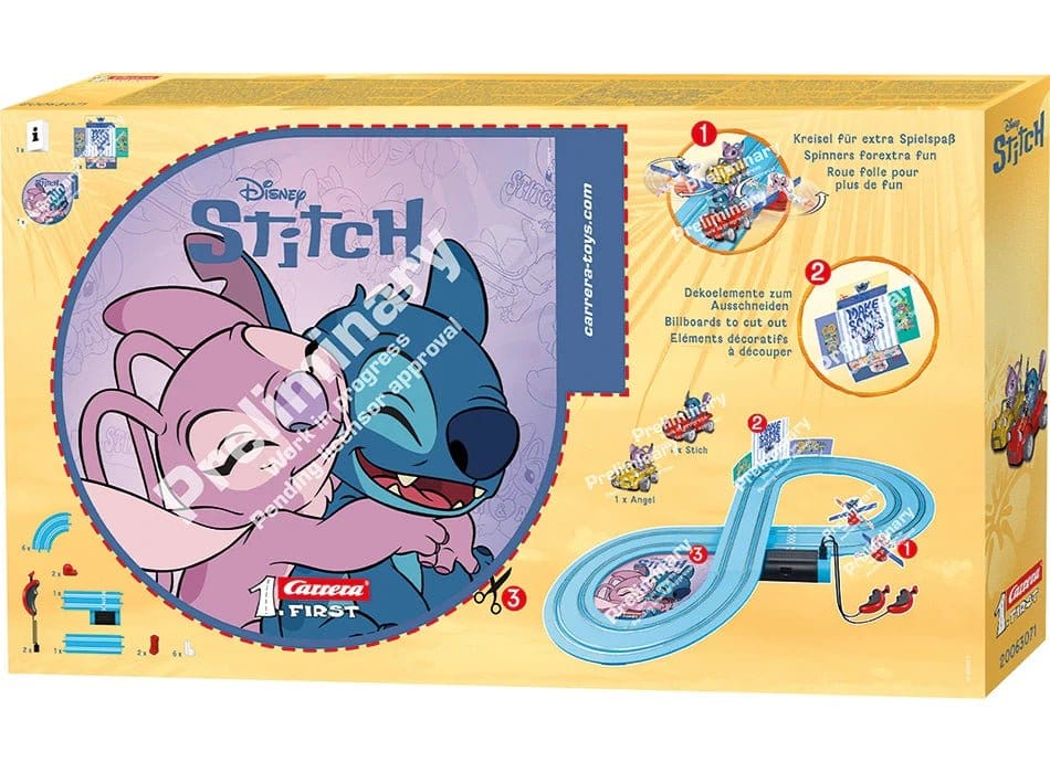 Disney Stitch Carrera First Race Track Set Disney Stitch 2,4 Carrera