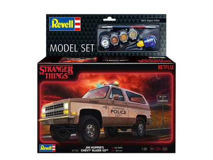 Stranger Things Model Kit Set 1/25 1985 Chevrolet K5 Blazer 19 cm