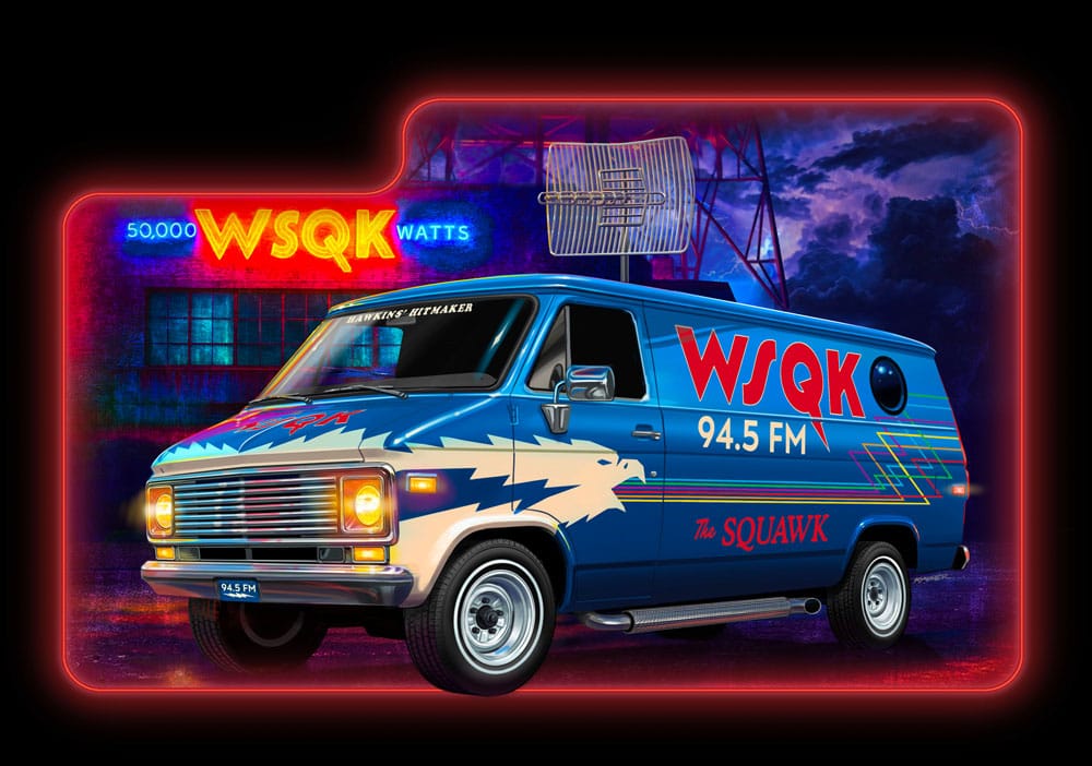 Stranger Things Model Kit 1/25 Car 21 cm