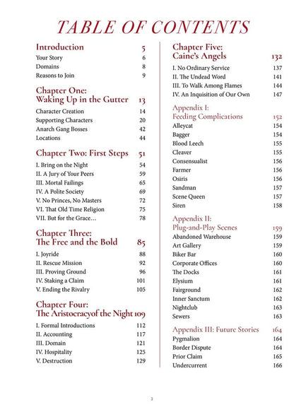 Vampire: The Masquerade 5th Edition RPG book The Crimson Gutter Chronicle Book *Englische Version*