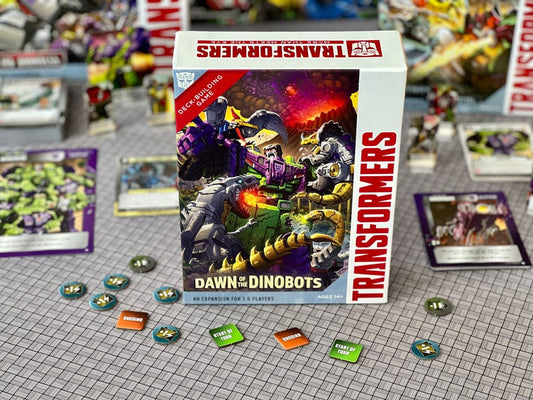 Transformers card game Deck-Building Dawn of the Dinobots Expansion *Englische Version*