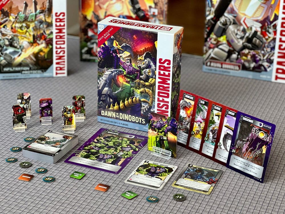 Transformers card game Deck-Building Dawn of the Dinobots Expansion *Englische Version*