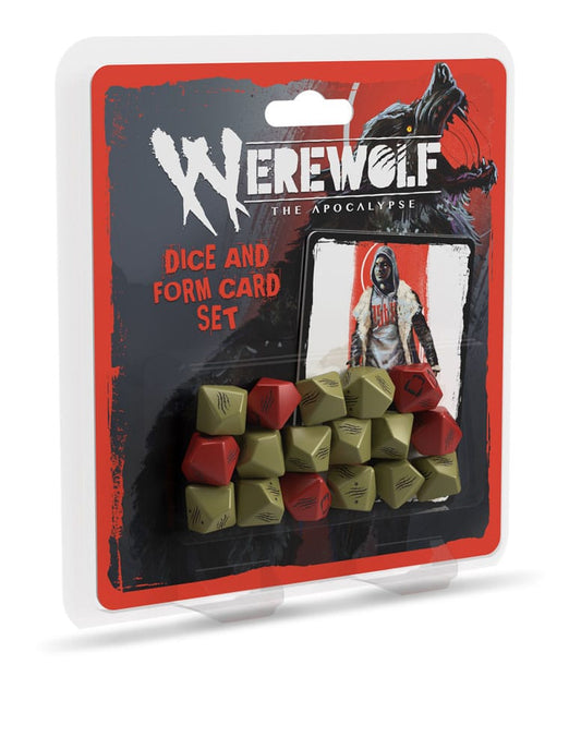 Werewolf: The Apocalypse 5th Edition RPG Dice and Form Card set Dice accessories