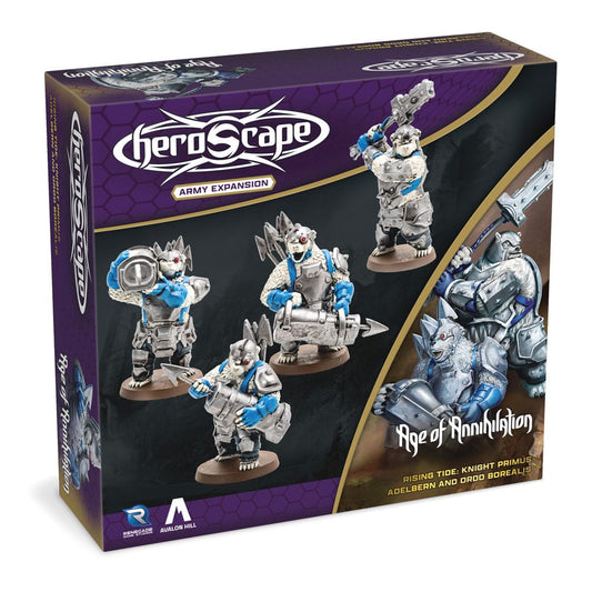 Heroscape Expansion Rising Tide - Knight Primus Adelbern & Ordo Borealis Army *English Version* Board games and