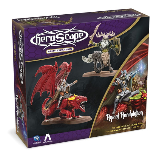 Heroscape Expansion Rising Tide - Sonlen & Halushia Scion of the Wild Army *English Version* Board games and accessories