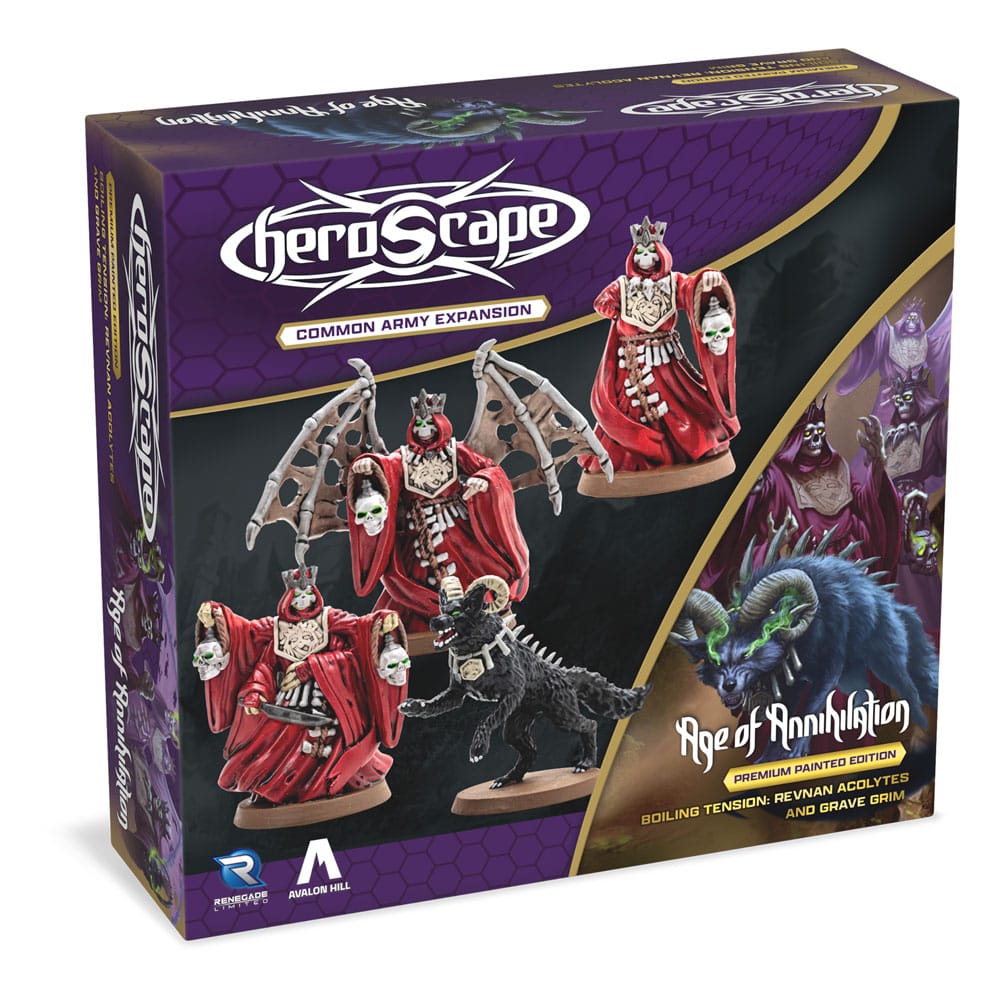 Heroscape Army Expansion Boiling Tension: Revnan Acolytes & Grave Grim *English Version* Board games and accessories