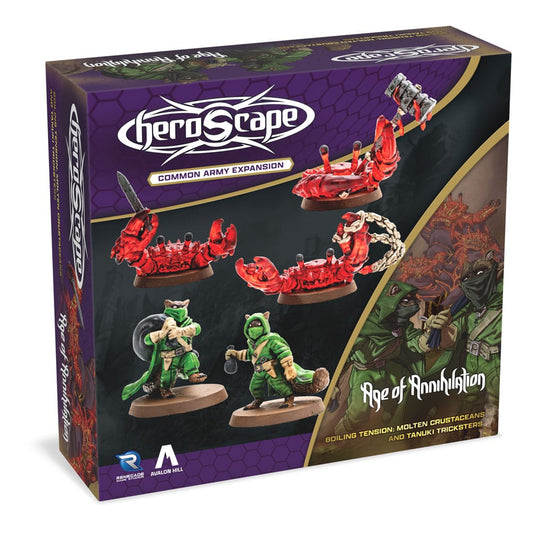 Heroscape Army Expansion Boiling Tension: Molten Crustaceans & Tanuki Tricksters *English Version* Board games and