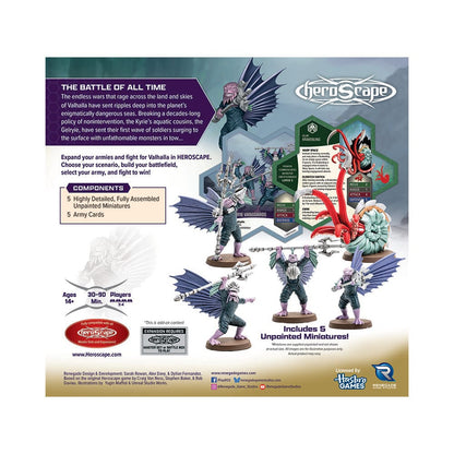 Heroscape Army Expansion Embers of War: Krakenling & Gelryie Vanguards *English Version*