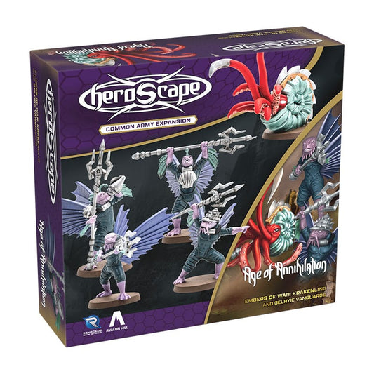 Heroscape Army Expansion Embers of War: Krakenling & Gelryie Vanguards *English Version*