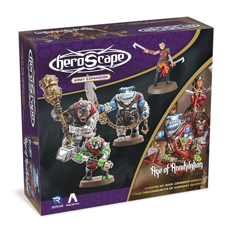 Heroscape Army Expansion Embers of War: Crimson Widow & Dreadnoughts of Caraway Cavern *English Version* Renegade