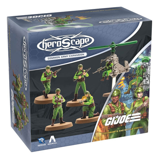 G.I.Joe Heroscape Army Expansion Greenshirts & Battle Copter (Common) *English Version* Board games and accessories