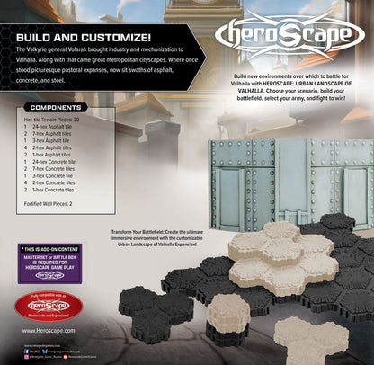 Heroscape Terrain Expansion The Urban Landscape of Valhalla *English Version* Renegade