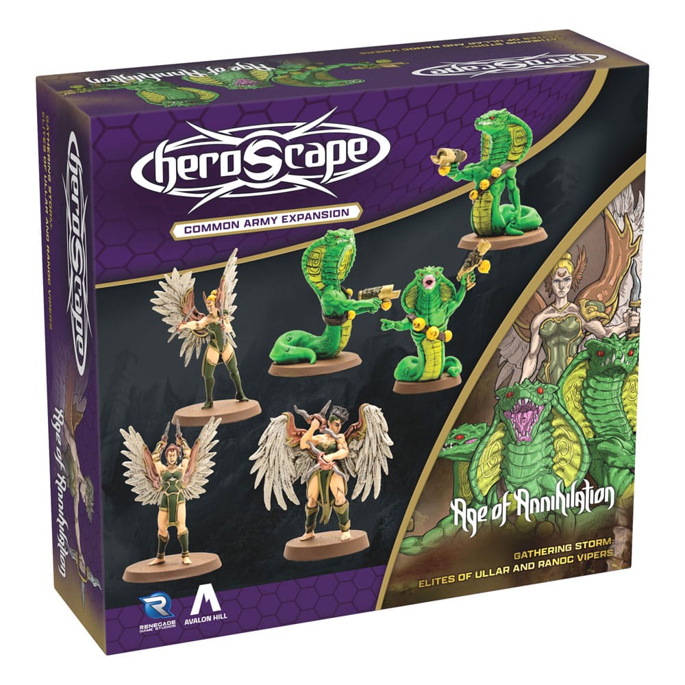 Heroscape Army Expansion Age of Annihilation Elites of Ullar & Ranoc Vipers (Common) *English Version* Renegade