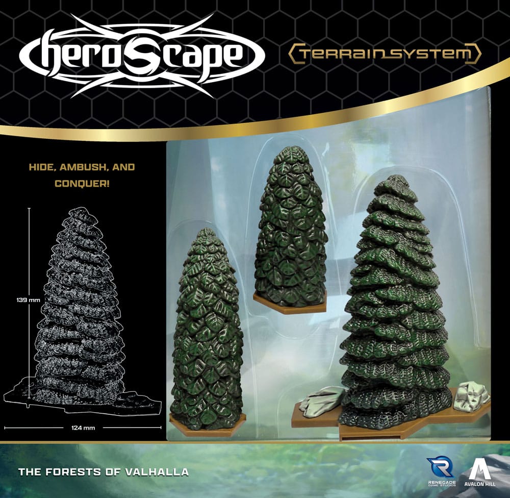 Heroscape Terrain Expansion Forests of Valhalla *English Version* Board games and accessories