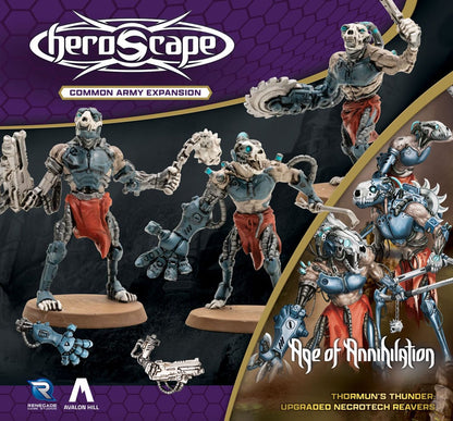 Heroscape Army Expansion Age of Annihilation Upgraded Necrotech Reavers (Common) *English Version* Renegade