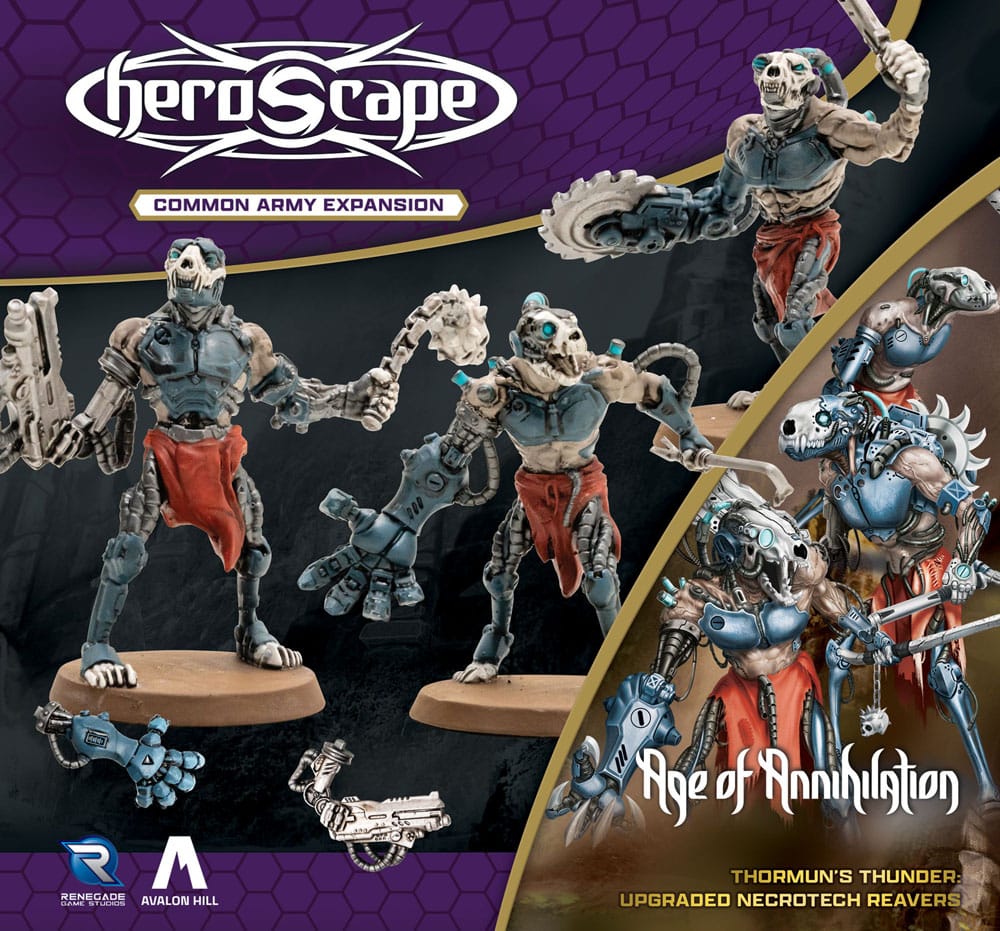 Heroscape Army Expansion Age of Annihilation Upgraded Necrotech Reavers (Common) *English Version* Renegade