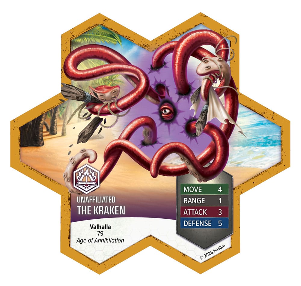 Heroscape Army Expansion Age of Annihilation Thormun & Kraken *English Version*