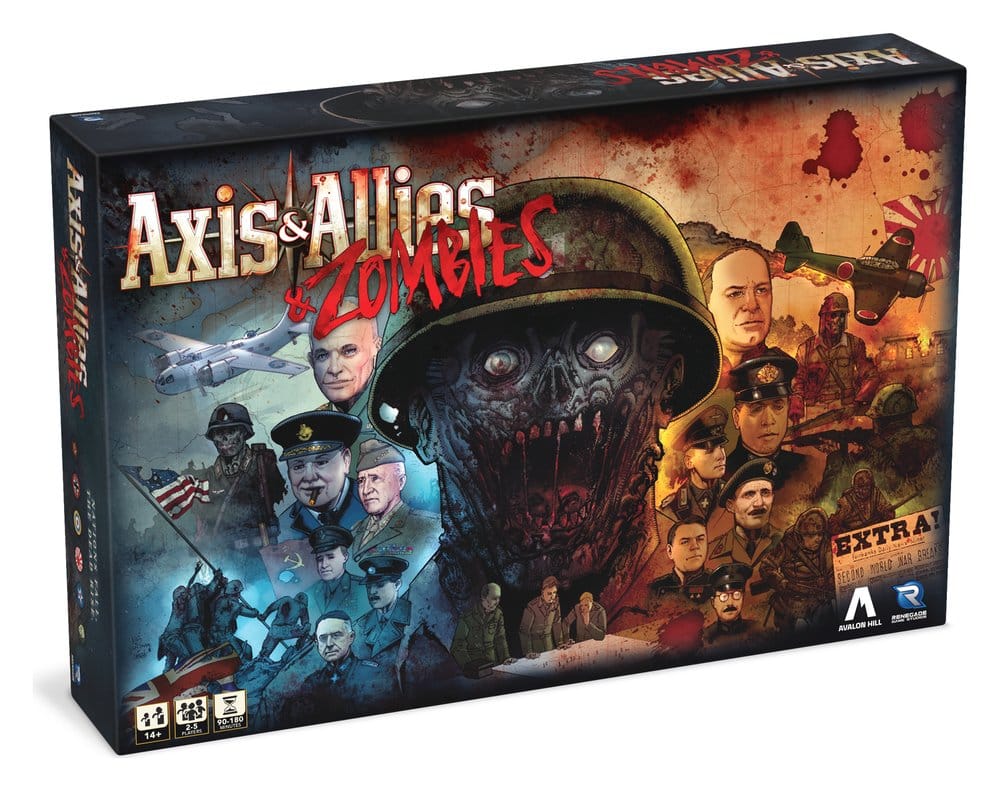 Avalon Hill board game Axis & Allies & Zombies *English Version* Renegade