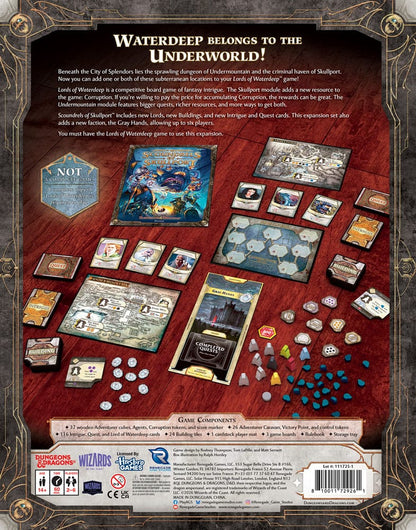 Dungeons & Dragons board game Lords of Waterdeep: Scoundrels of Skullport Expansion *English Version* Renegade