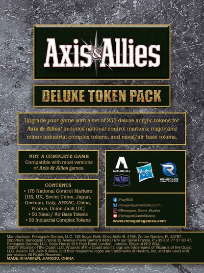 Axis & Allies Deluxe Token Pack *English Version*