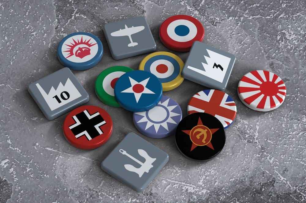 Axis & Allies Deluxe Token Pack *English Version*