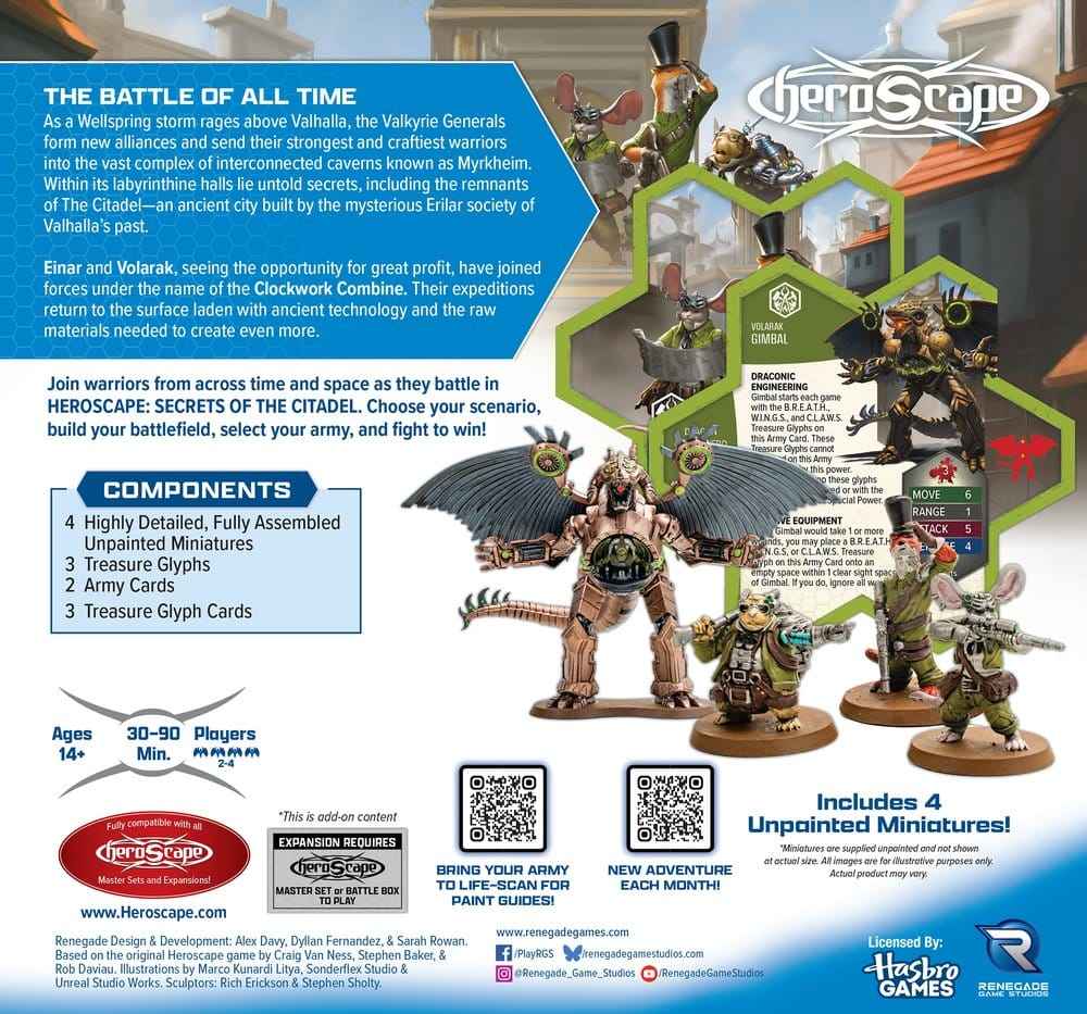 Heroscape Army Expansion Clockwork Combine Research Expedition *English Version*