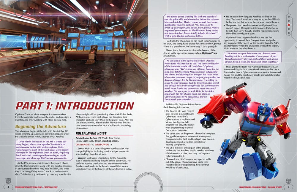 Transformers RPG A Beacon of Hope Adventure & GM Screen *Englische Version*