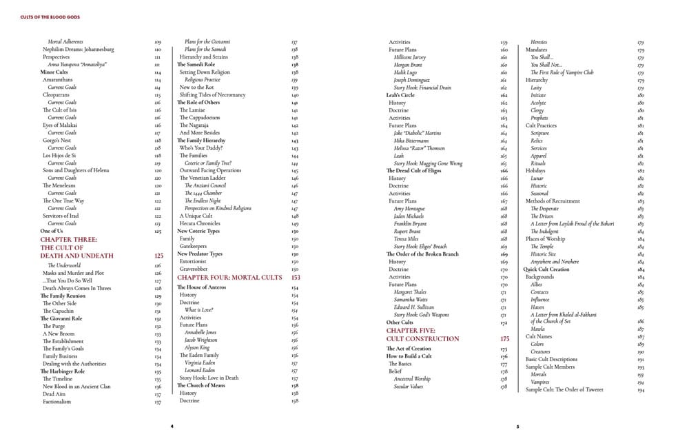 Vampire: The Masquerade 5th Edition RPG book Cults of the Blood Gods Sourcebook *Englische Version*