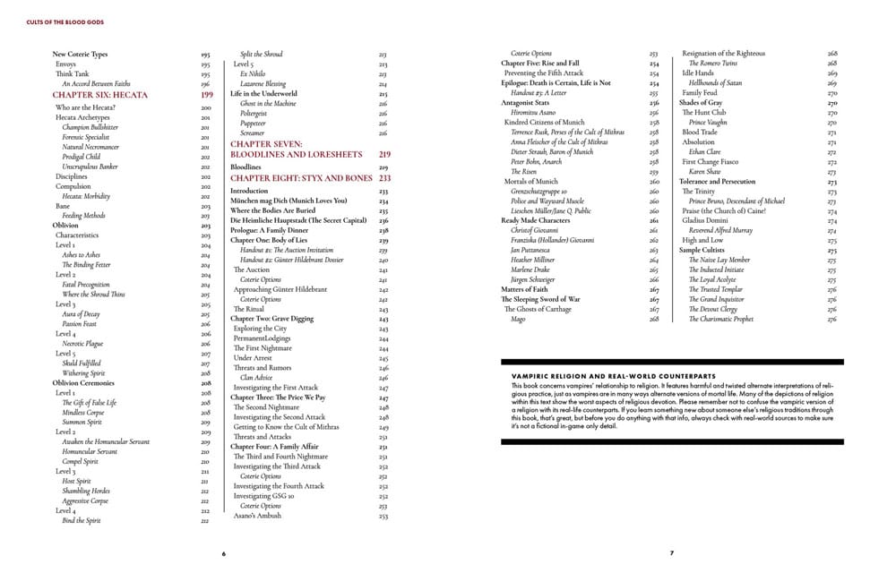 Vampire: The Masquerade 5th Edition RPG book Cults of the Blood Gods Sourcebook *Englische Version* Board games and