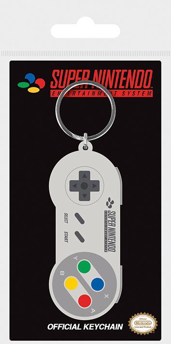 Nintendo Rubber Keychain SNES Controller 6 cm Pyramid International