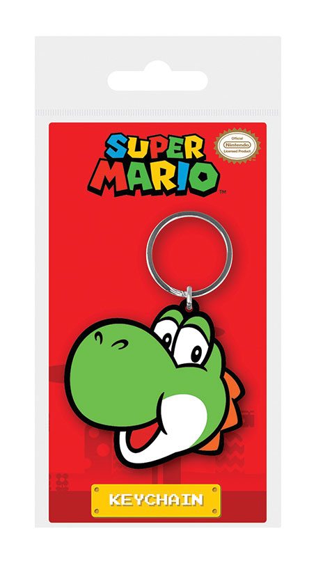 Super Mario Rubber Keychain Yoshi 6 cm Pyramid International
