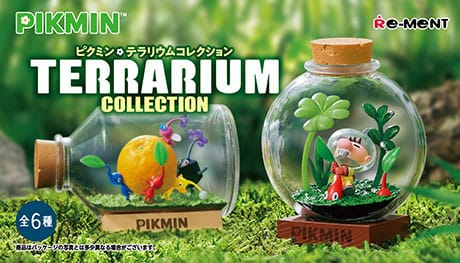 Pikmin Mini Figures Terrarium Collection Display (6) Re-Ment