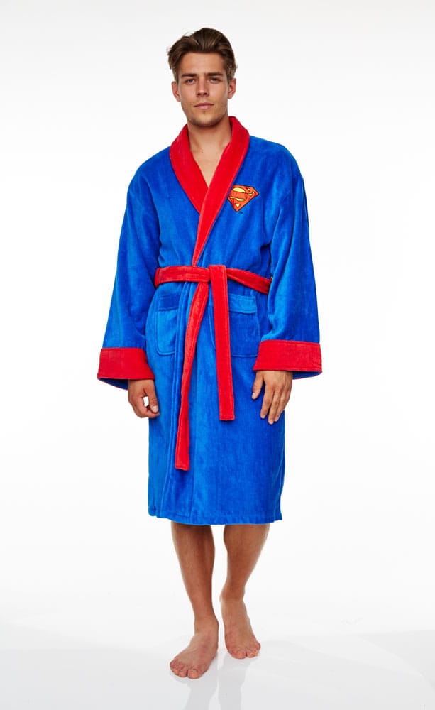 DC Comics Fleece Bathrobe Superman Pyjamas