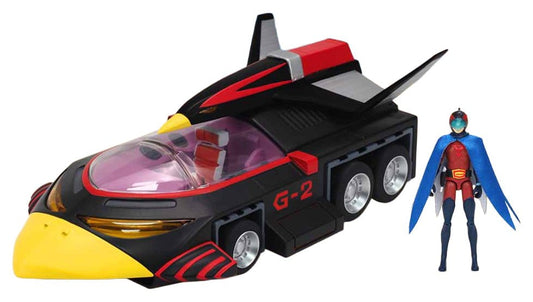 Gatchaman II Action Figure 1:24 Scale G-2 Condor Attacker with Joe the Condor Ramen Toy