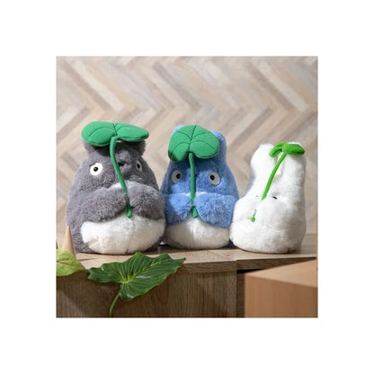My Neighbor Totoro Nakayoshi Plush Figure Big Totoro with leaf 21 cm Sun Arrow