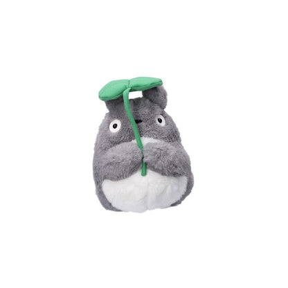 My Neighbor Totoro Nakayoshi Plush Figure Big Totoro with leaf 21 cm Sun Arrow