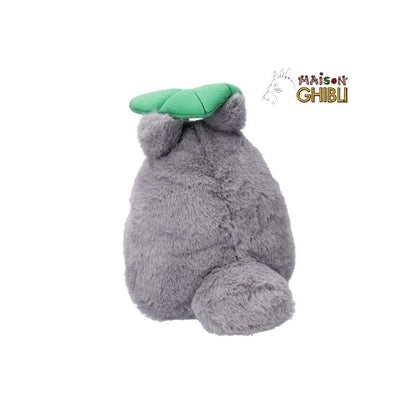 My Neighbor Totoro Nakayoshi Plush Figure Big Totoro with leaf 21 cm Sun Arrow