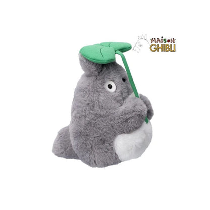 My Neighbor Totoro Nakayoshi Plush Figure Big Totoro with leaf 21 cm Sun Arrow
