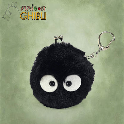 My Neighbor Totoro Funwari Mini Plush Coin Purse Soot Sprite