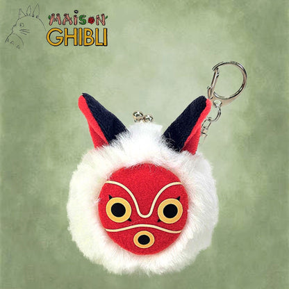 Princess Mononoke Funwari Mini Plush Coin Purse San´s Mask Wallets