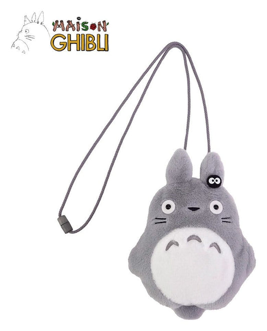My Neighbor Totoro Plush Pouch with strings Big Totoro 20 x 15 cm
