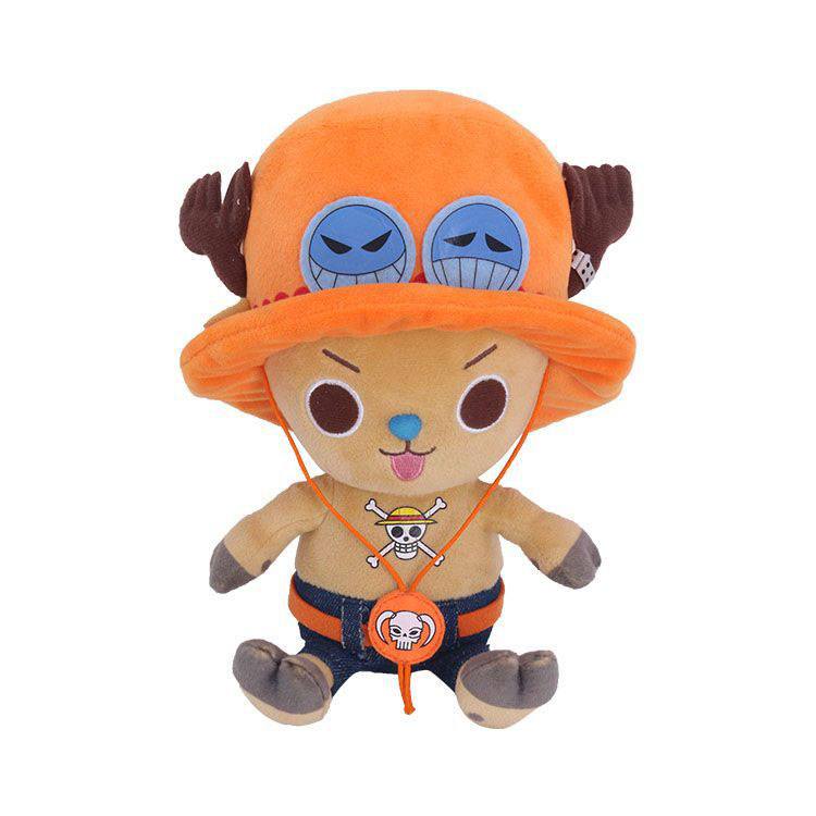 One Piece Plush Figure Chopper x Ace 11 cm Sakami Merchandise