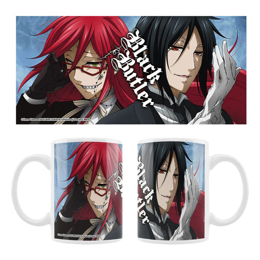 Black Butler Ceramic Mug Grell Sebastian Cups & Mugs