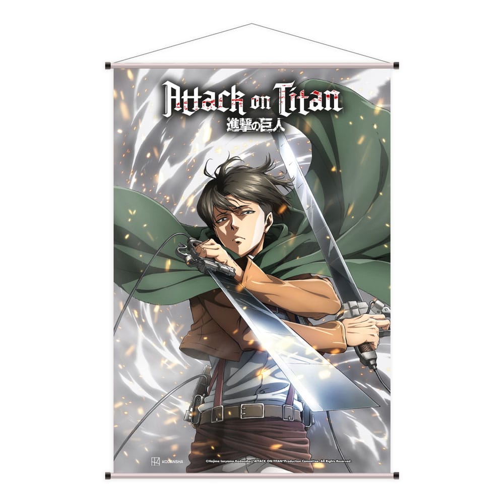 Attack on Titan Wallscroll Levi Ackermann 60 x 90 cm Posters & Wallscrolls