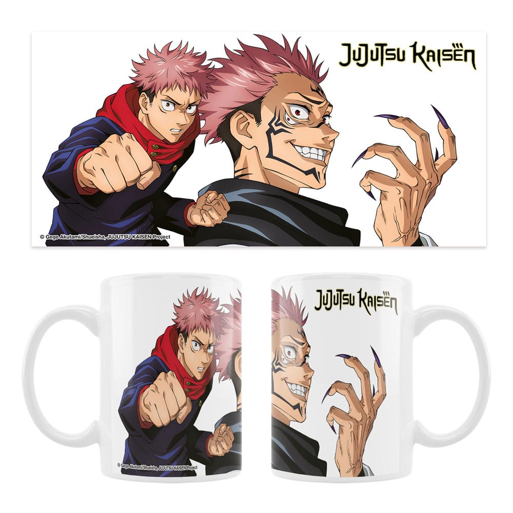 Jujutsu Kaisen Ceramic Mug Yuji & Sukuna Sakami Merchandise