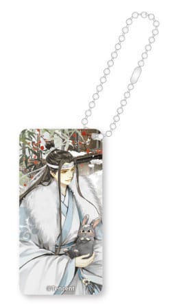 Grandmaster of Demonic Cultivation Winter Season Series Acrylic Domino Keychain Lan Wangji 6 cm Keyrings